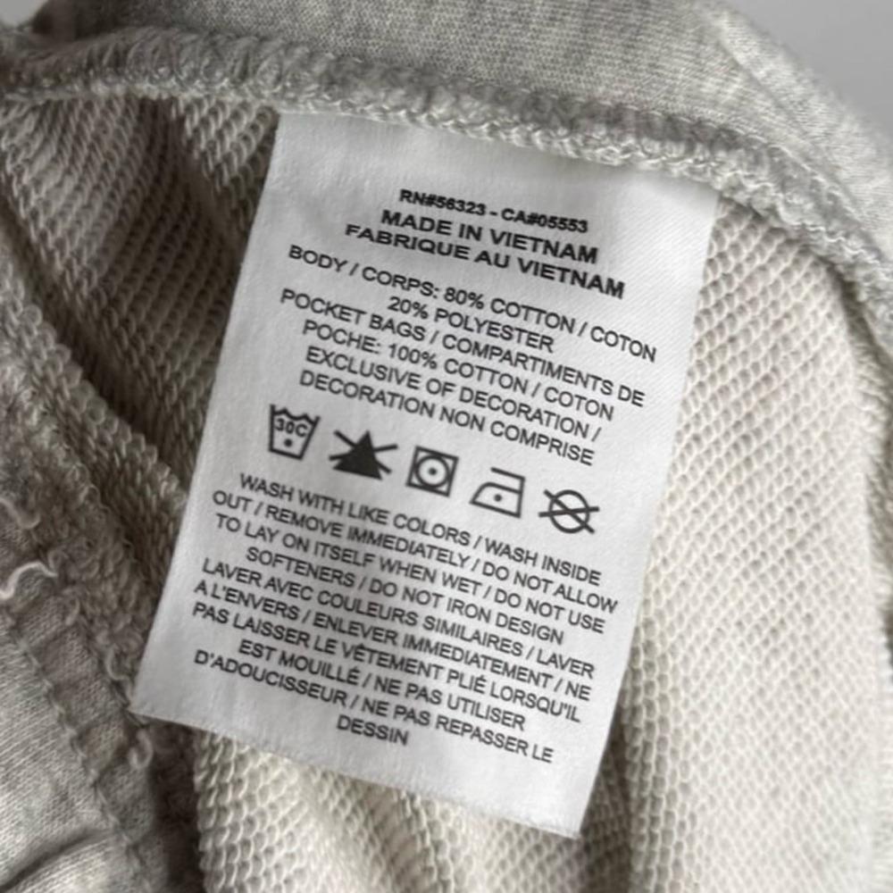 Nike Sportswear Stacked Swoosh Fleece Shorts Gray Athleisure Women's L Lounge - Picture 7 of 10